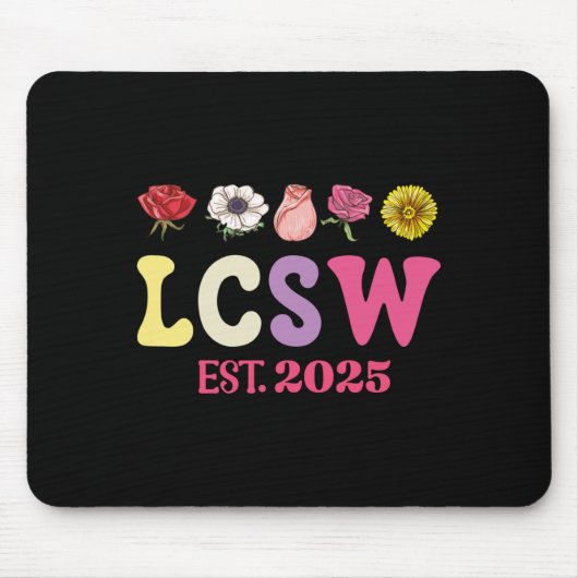 LCSW EST 2025 Afstuderen Licensed Muismat (Voorkant)