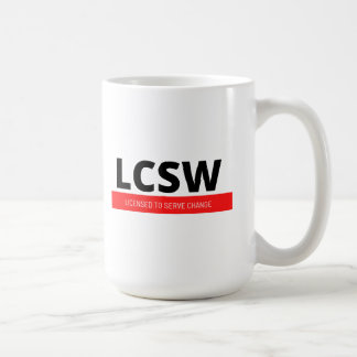 LCSW (rood) Koffiemok