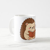lCute Egel Leest Paddenstoel Lamp Mok (Voorkant links)