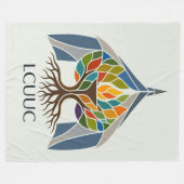LCUUC Gemeenschapskelch Fleece Deken (Voorkant (Horizontaal))