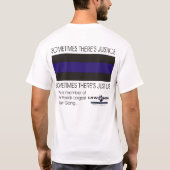 LD219 justitie alleen ons T-shirt (Achterkant)
