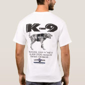 LD219 malinois T-shirt (Achterkant)