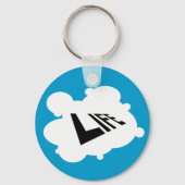 LD/MD - Leven in negatief Sleutelhanger (Voorkant)