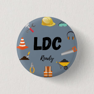 LDC klaar voor JW Ronde Button 3,2 Cm