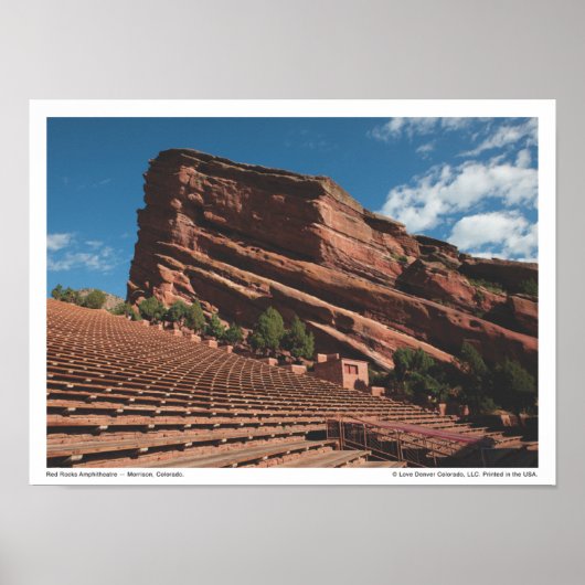 LDC Red Rocks Amfitheater Poster (Voorkant)