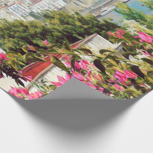 ldp AMALFI - panorama - kust van Amalfi - Cadeaupapier (Hoek)