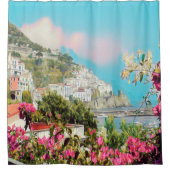 ldp AMALFI - panorama - kust van Amalfi - Douchegordijn (Voorkant)