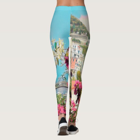 ldp AMALFI - panorama - kust van Amalfi - Leggings (Achterkant)