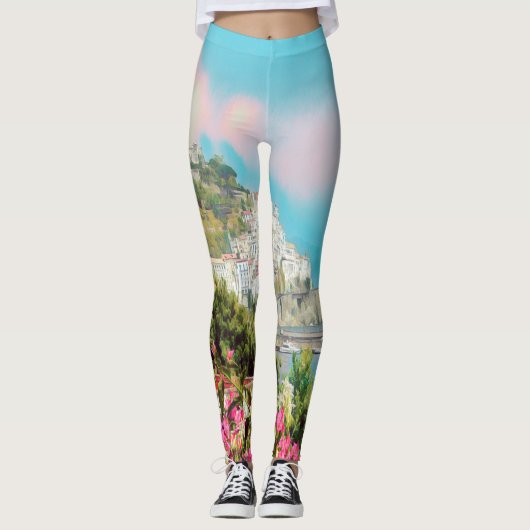 ldp AMALFI - panorama - kust van Amalfi - Leggings (Voorkant)