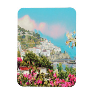 ldp AMALFI - panorama - kust van Amalfi - Magneet