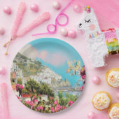 ldp AMALFI - panorama - kust van Amalfi - Papieren Bordje (Feest)