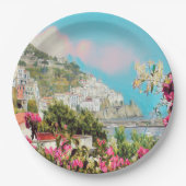 ldp AMALFI - panorama - kust van Amalfi - Papieren Bordje (Voorkant)