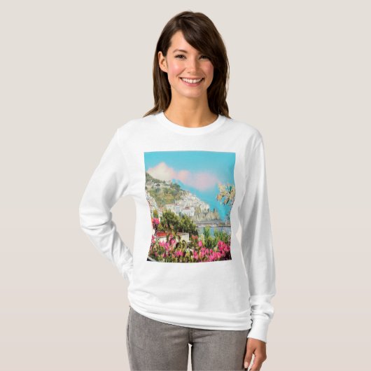 ldp AMALFI - panorama - kust van Amalfi - T-shirt (Voorkant volledig)