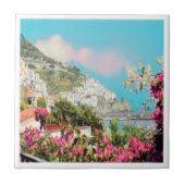 ldp AMALFI - panorama - kust van Amalfi - Tegeltje (Voorkant)
