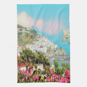 ldp AMALFI - panorama - kust van Amalfi - Theedoek