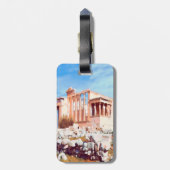 ldp Athene - Acropolis - Cecropia Bagagelabel (Achterkant verticaal)