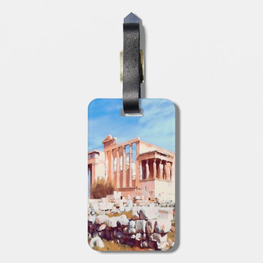 ldp Athene - Acropolis - Cecropia Bagagelabel (Achterkant verticaal)
