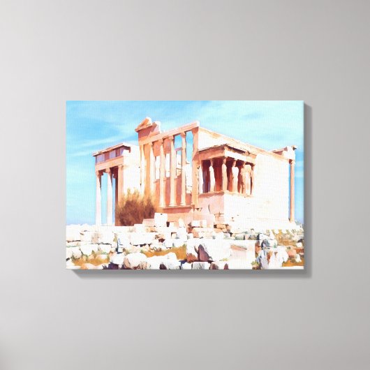 ldp Athene - Acropolis - Cecropia Canvas Afdruk (Voorkant)