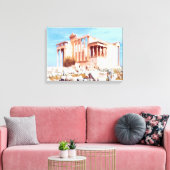ldp Athene - Acropolis - Cecropia Canvas Afdruk (Insitu (Woonkamer))