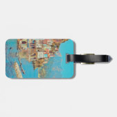 ldp ATRANI.- Amalfi Coast - Bagagelabel (Achterkant horizontaal)