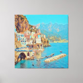 ldp ATRANI.- Amalfi Coast - Canvas Afdruk (Voorkant)