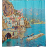 ldp ATRANI.- Amalfi Coast - Douchegordijn (Voorkant)