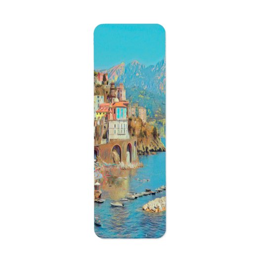 ldp ATRANI.- Amalfi Coast - Etiket (Voorkant)