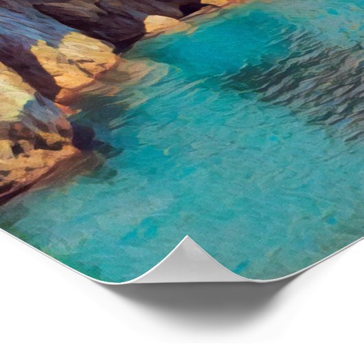 ldp ATRANI.- Amalfi Coast - Poster (Hoek)