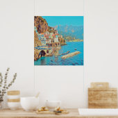 ldp ATRANI.- Amalfi Coast - Poster (Keuken)