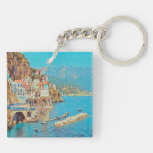 ldp ATRANI.- Amalfi Coast - Sleutelhanger (Achterkant)