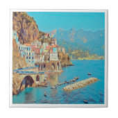 ldp ATRANI.- Amalfi Coast - Tegeltje (Voorkant)