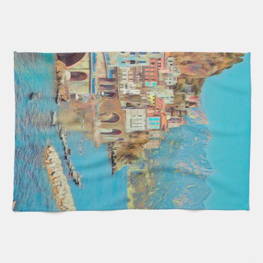 ldp ATRANI.- Amalfi Coast - Theedoek (Horizontaal)