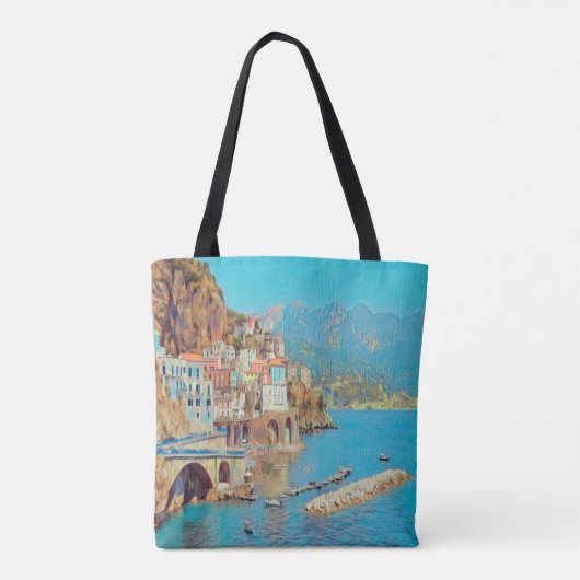 ldp ATRANI.- Amalfi Coast - Tote Bag (Achterkant)