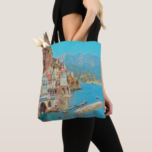 ldp ATRANI.- Amalfi Coast - Tote Bag (Dichtbij)