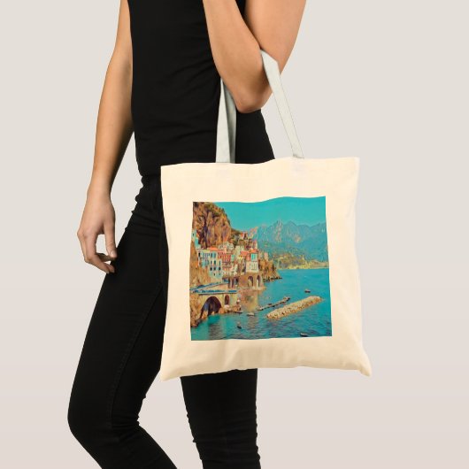 ldp ATRANI.- Amalfi Coast - Tote Bag (Voorkant (product))