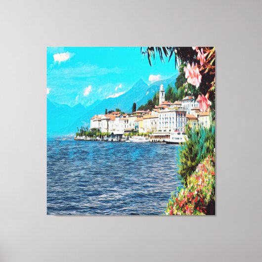 ldp BELLAGIO - Lake Como - Canvas Afdruk (Voorkant)