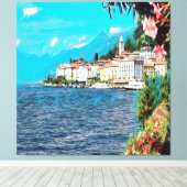 ldp BELLAGIO - Lake Como - Canvas Afdruk (Insitu (Houten vloer))