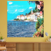 ldp BELLAGIO - Lake Como - Canvas Afdruk (Insitu (Woonkamer))
