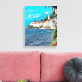 ldp BELLAGIO - Lake Como - Canvas Afdruk (Insitu (Woonkamer))
