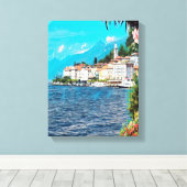 ldp BELLAGIO - Lake Como - Canvas Afdruk (Insitu (Houten vloer))