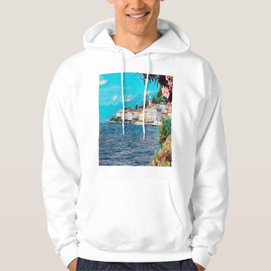 ldp BELLAGIO - Lake Como - Hoodie (Voorkant)