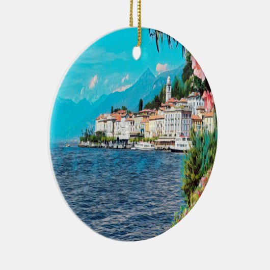 ldp BELLAGIO - Lake Como - Keramisch Ornament (Rechts)