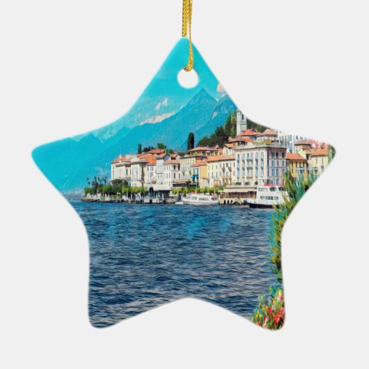 ldp BELLAGIO - Lake Como - Keramisch Ornament (Achterkant)