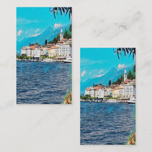 ldp BELLAGIO - Lake Como - Visitekaartje (Voorkant / Achterkant)