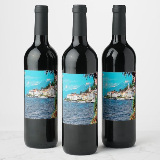 ldp BELLAGIO - Lake Como - Wijn Etiket (Flessen)