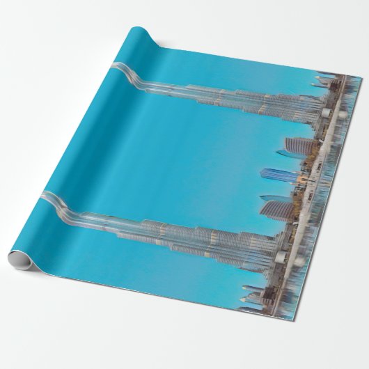 ldp BURJ KHALIFA - Dubai - Cadeaupapier (Uitgerold)