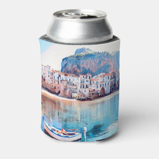 ldp CEFALTON - Sicilië - strand - panorama Blikjeskoeler (Blikje Achterkant)