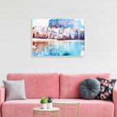 ldp CEFALTON - Sicilië - strand - panorama Canvas Afdruk (Insitu (Woonkamer))