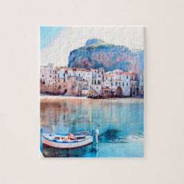ldp CEFALTON - Sicilië - strand - panorama Legpuzzel