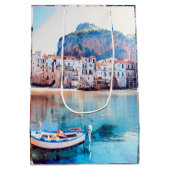 ldp CEFALTON - Sicilië - strand - panorama Medium Cadeauzakje (Achterkant)